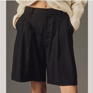 The Avery Pleated Trouser Short by Maeve